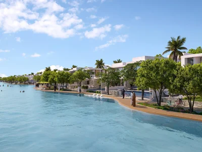 Wohnanlage New complex of villas Siniya Island with a private beach and a golf course, Al Seanneeah, Umm Al Quwain, Dubai, UAE