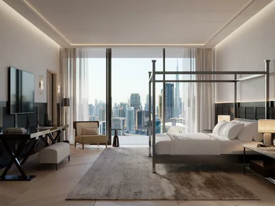 Wohnanlage New high-rise complex of apartments with private swimming pools and panoramic views Vela Viento, Business Bay, Dubai, UAE