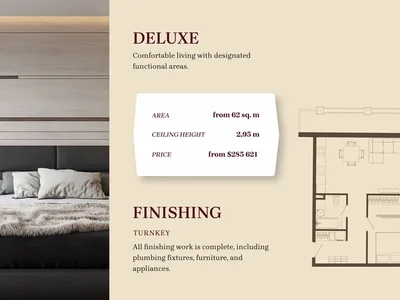 Apart - hotel Inwestycja w pokoje hotelowe w kompleksie Grand Life Batumi.