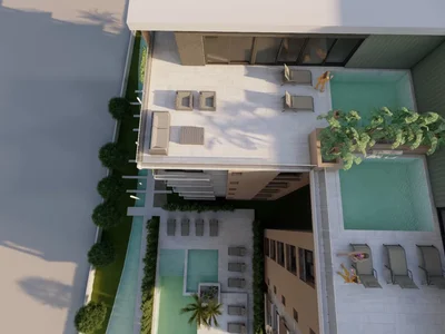 Residential quarter Riverside Blue