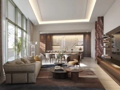 Zespół mieszkaniowy Exclusive penthouses in new Four Seasons Residence with swimming pools and a wellness center, DIFC, Dubai, UAE