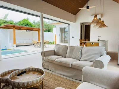 Residential complex New furnished villa with a swimming pool, 350 meters from the beach, Samui, Thailand