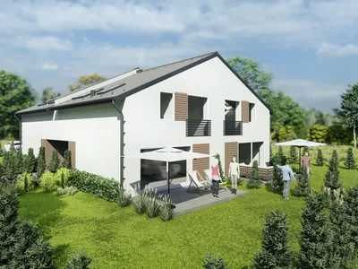 Wieś domków Domy przy lesie - Radzewo