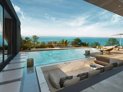 Wohnanlage Gated complex of villas with a view of the sea, a restaurant and swimming pools, Phuket, Thailand