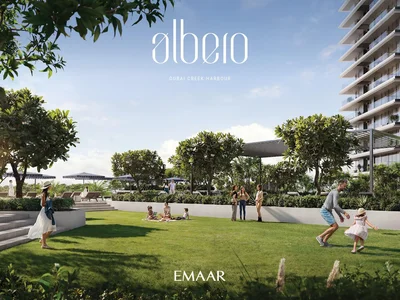 Complexe résidentiel New residential complex Albero near the sea in Dubai Creek Harbor area, UAE