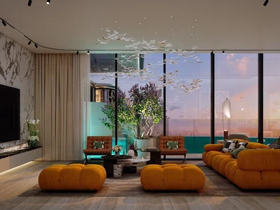 Zespół mieszkaniowy New project VILLA DEL GAVI with 2 infinity pools and a direct access to the beach, Dubai Islands, Dubai, UAE