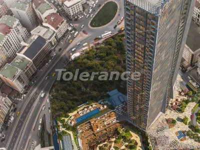 Wohnanlage Luxuswohnungen in Şişli, Istanbul in einem Komplex mit Infrastruktur, in Ratenzahlung vom Entwickler