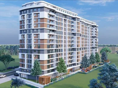 Zespół mieszkaniowy New residence with a green area and a spa near the lake, Istanbul, Turkey