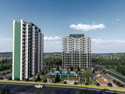 Wohnanlage Two bedroom apartments in complex with swimming pool and basketball court, Mersin, Turkey
