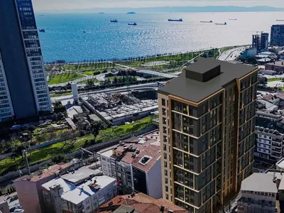 Immeuble Appartements de luxe à Zeytinburnu Istanbul avec vue sur la mer et la ville