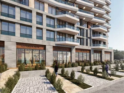 Zespół mieszkaniowy New residence with a swimming pool and gardens close to highways, Istanbul, Turkey