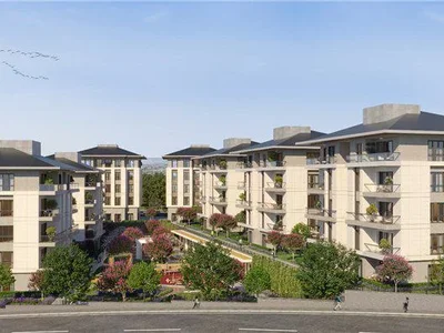 Wohnanlage New residence with swimming pool in the center of Istanbul, Turkey