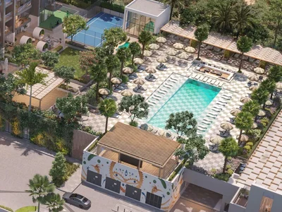 Жилой комплекс Новая резиденция Hyde Residences с бассейнами и оздоровительными центрами рядом с торговым центром, Dubai Hills, Дубай, ОАЭ