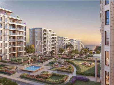 Residential complex Elite apartments in Beylikdüzü, İstanbul with a view of the Marmara Sea with installments from the developer