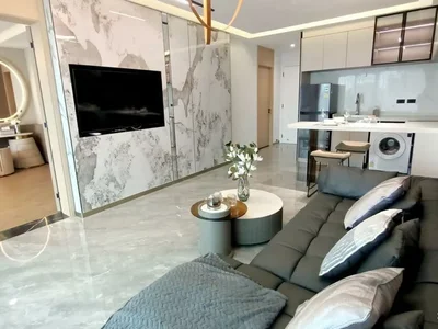 Complexe résidentiel New residential complex of apartments with private pools on the first line from the beach in Chalong, Phuket, Thailand