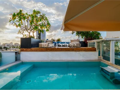 Residential quarter Magnifique penthouse avec piscine au centre de tel aviv