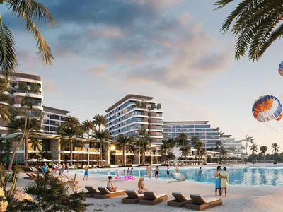 Wohnanlage New complex of villas Siniya Island with a private beach and a golf course, Al Seanneeah, Umm Al Quwain, Dubai, UAE