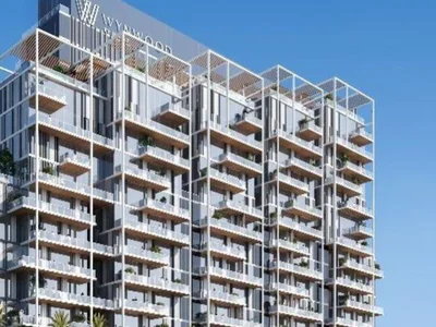 Zespół mieszkaniowy Duplex apartments in new Wynwood Residence, 5 minutes from a yacht club, beaches and golf courses, Dubai Islands, Dubai, UAE