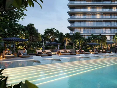 Wohnanlage New Altan Residence with an infinity pool and a multifunctional room, Green Gate District, Dubai, UAE