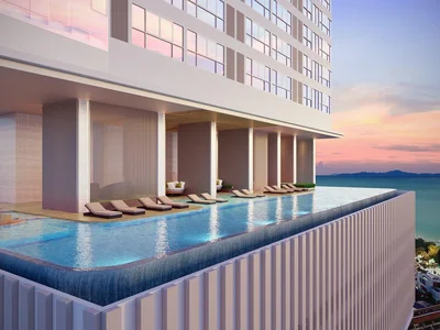 Wohnanlage Elite high-rise complex with first-class infrastructure near the beach in Jomtien, Thailand