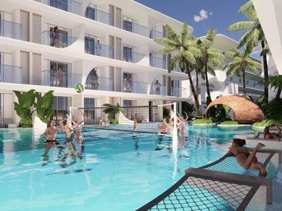 Zespół mieszkaniowy New residential complex on the seafront in Bang Rak, Samui, Thailand