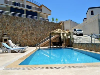 Вилла Вилла 4+2 с бассейном и видом на море под Гражданство Турции.