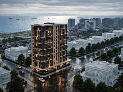 Immeuble Appartements de luxe à Zeytinburnu Istanbul avec vue sur la mer et la ville