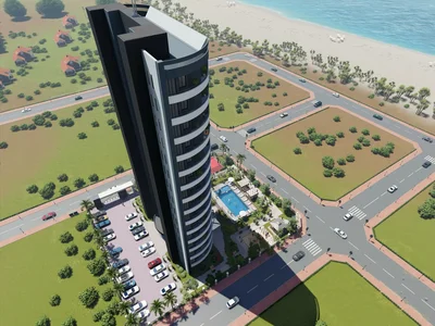 Wohnanlage One bedroom apartments in complex with swimming pool and cinema, 600 m to the sea, Mersin, Turkey