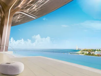 Wohnanlage Palm Beach Tower — high-rise residence by Nakheel with direct access to beach near Dubai Marina and Burj Khalifa in Palm Jumeirah, Dubai
