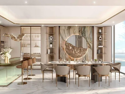 Complejo residencial New Safa Gate Residence with spa areas and green gardens close to Burj Khalifa, Safa Park, Dubai, UAE