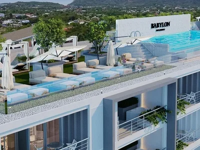 Жилой комплекс Комплекс Babylon Sky Garden II в 250 метрах от пляжа Раваи.