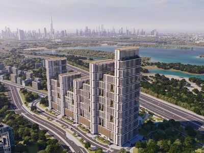 Residential complex Sobha One — new residence by Sobha Realty with a golf course and a spa center in Ras Al Khor Industrial Area, Dubai