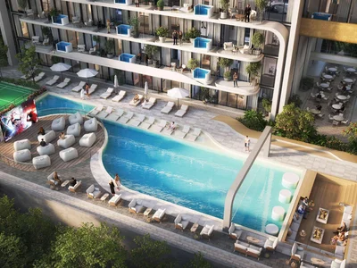 Residential complex New residential complex Vivanti Residences with excellent infrastructure in the Jumeirah Village Circle area, Dubai, UAE