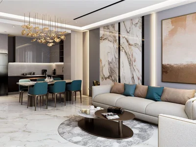 Wohnanlage New project Samana Hills South with swimming pools, a wellness center and gardens close to a highway, Dubai South, Dubai, UAE