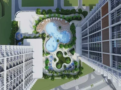 Жилой комплекс Новая высотная резиденция Creek Vista Heights рядом с Бурдж Халифа и международным аэропортом, Nad Al Sheba, Дубай, ОАЭ