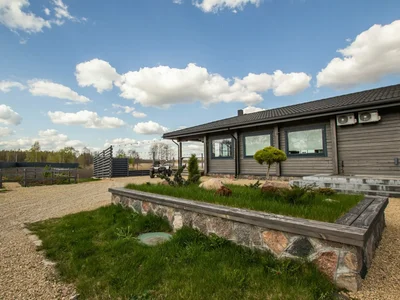 An exit to the lake and a helipad. We found a stylish country complex in Belarus