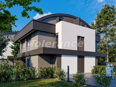 Wieś domków Triplex villas 4+1 in Zümrüt, Konyaaltı, Antalya with the possibility of obtaining Turkish citizenship