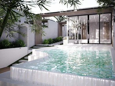 Complexe résidentiel New villas with swimming pools and picturesque views, Bali, Indonesia