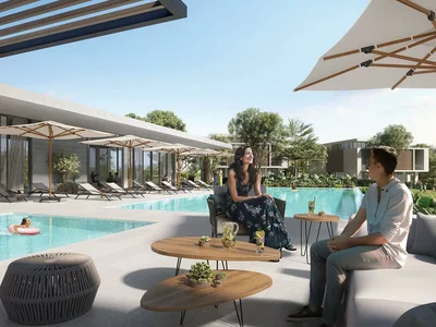 Complexe résidentiel New complex of townhouses Shamsa with swimming pools and a nature reserve, Expo City, Dubai, UAE
