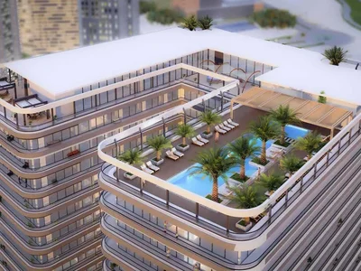 Complexe résidentiel New residence The Community Sports Arena with a swimming pool and a lounge area, Dubai Sports City, Dubai, UAE
