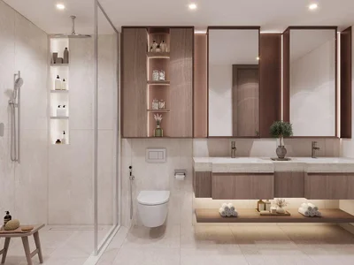 Residential complex New Hillgate Residence with swimming pools and kids' playgrounds, Dubai Silicon Oasis, UAE
