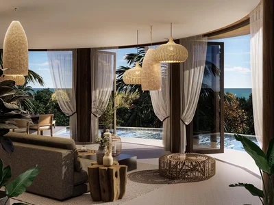 Complejo residencial Complex of villas with swimming pools and sea views, Samui, Thailand
