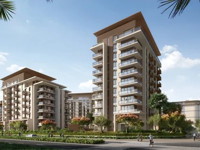 Residential complex New residence Riwa at MJL with a panoramic view in the exclusive green area of Umm Suqeim, Dubai, UAE