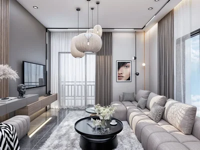 Apartamentowiec Eleganckie Mieszkania 250 m od Morza w Alanyi Antalya