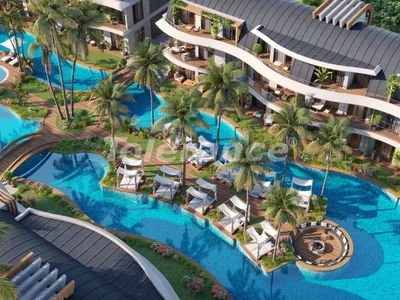 Wohnanlage Exklusiver Komplex mit 1+1, 2+1 Duplex, 4+1 Duplex Wohnungen in Avsallar, Alanya