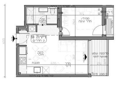 Quartier résidentiel Superbe 2 pièces dans un nouveau projet près du parc