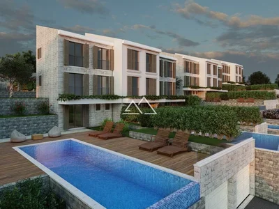 Complejo residencial Newbuilt gated townhouse community in Budva Riviera