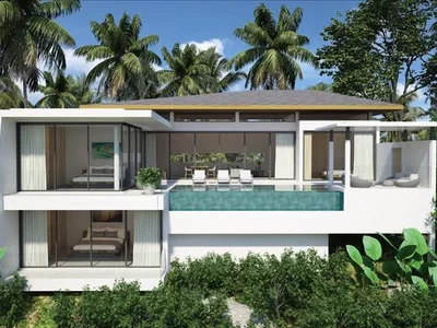 Residential complex New complex of villas with swimming pools 3 minutes away from a golf course and close to Maenam Beach, Samui, Thailand