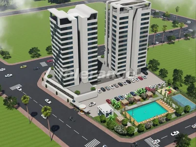 Wohnanlage 2+1,3+1 Wohnungen vom Bauträger in Mezitli, Mersin mit Pool und Ratenzahlung