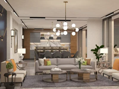 Dzielnica mieszkaniowa Apartment in  Alanya, Oba with high profit potential